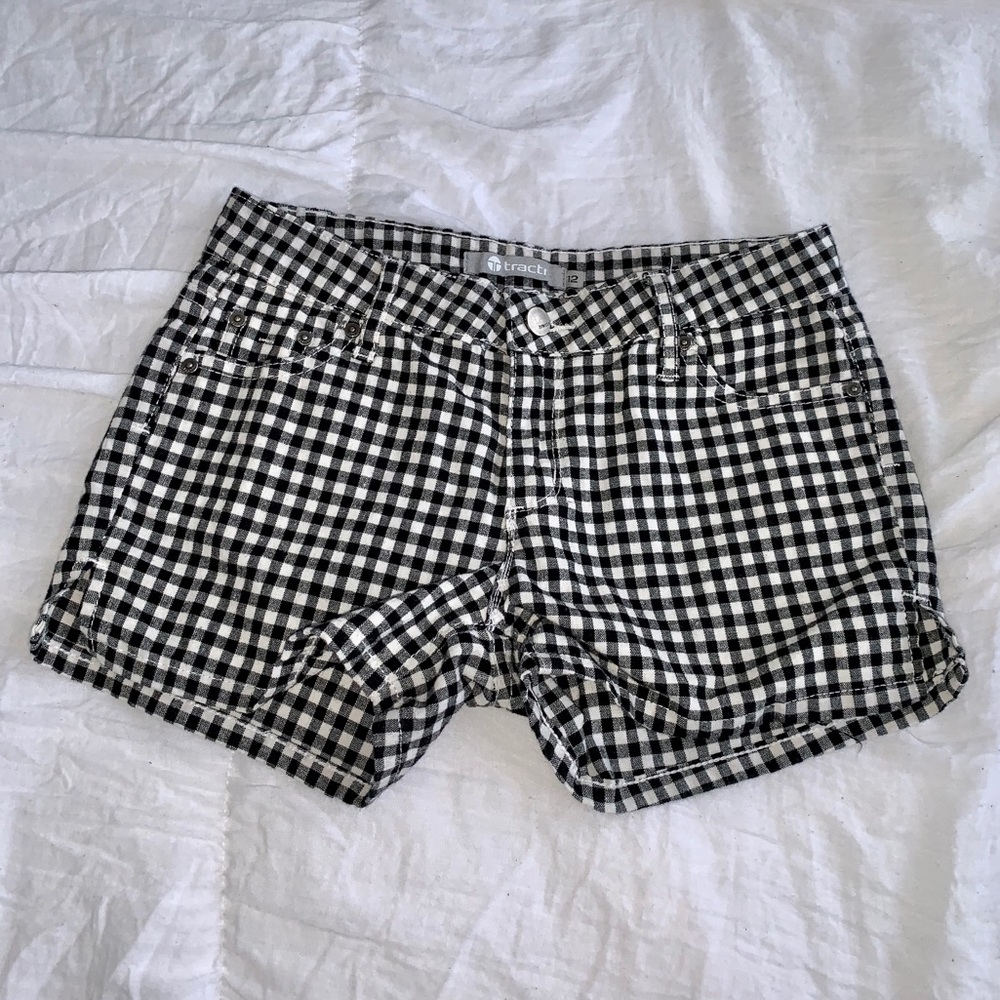 Tractr | Gingham Shorts